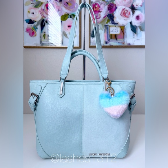 STEVE MADDEN Bag BLETICIA Medium Tote - Light Blue